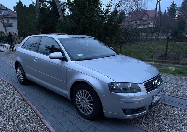 Audi A3 cena 11900 przebieg: 263452, rok produkcji 2003 z Tczew małe 277